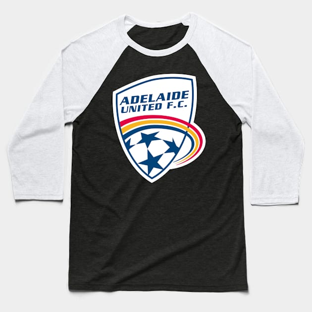 Adelaide United Fc Baseball T-Shirt by zachbrayan